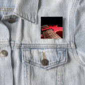 Rote E-Gitarre Button (Beispiel)