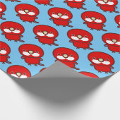 Rote Eastern Rosella Geschenkpapier (Ecke)