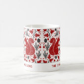 Rote Eichhörnchen im Wald Personalisiert Kaffeetasse (Mittel)