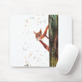 Rote Eichhörnchen süße Tier Mousepad (Mit Mouse)