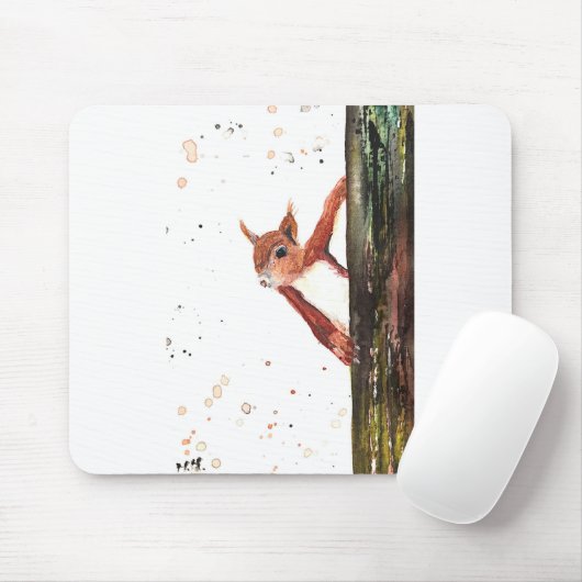 Rote Eichhörnchen süße Tier Mousepad (Mit Mouse)
