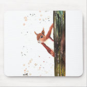 Rote Eichhörnchen süße Tier Mousepad (Vorne)