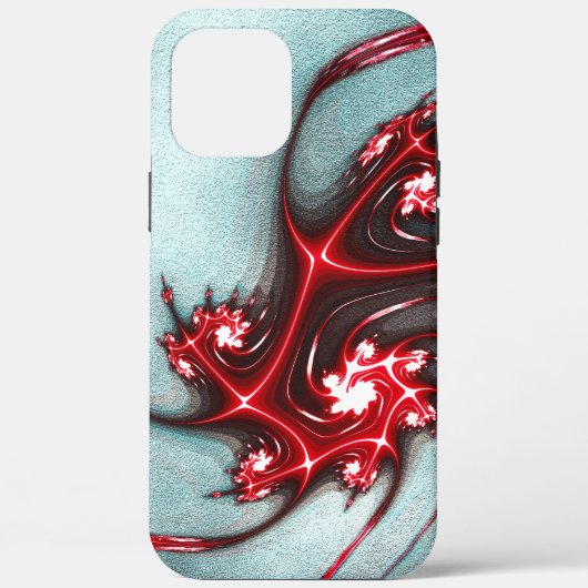 Rote Eidechse auf sandiger grauer Textur Case-Mate iPhone Hülle (Rückseite)