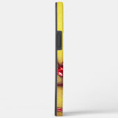 Rote Eidechse aus Fraktal auf ockerfarbenem Sand Case-Mate iPhone Hülle (Rückseite / Rechts)