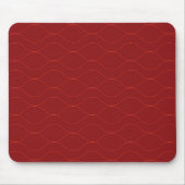 Rote, einfache, elegante, coole Wave Abstraktion A Mousepad (Vorne)