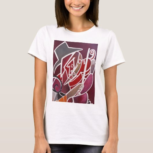 "Rote Einfarbige " T-Shirt (Vorderseite)