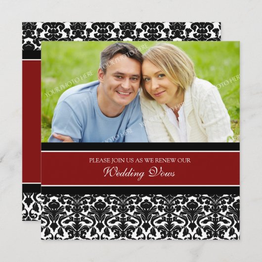 Rote Einladung (Vorne/Hinten)