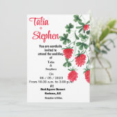 Rote Einladung (Stehend Vorderseite)