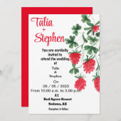 Rote Einladung (Vorne/Hinten)