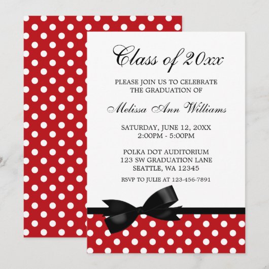 Rote Einladung (Vorne/Hinten)