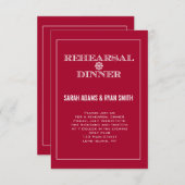 Rote Einladung (Vorne/Hinten)