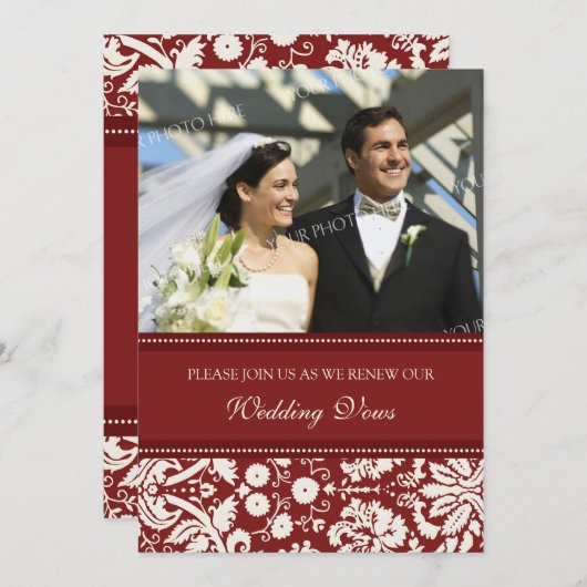 Rote Einladung (Vorne/Hinten)