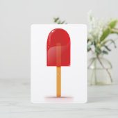Rote Eis-Lutscher (Stehend Vorderseite)