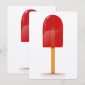 Rote Eis-Lutscher (Vorne/Hinten)