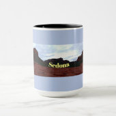 Rote Eisenoxidgesteine von Sedona Tasse (Zentrum)