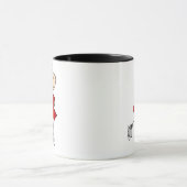 Rote Eisläuferin Mädchen Tasse (Zentrum)