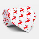 Rote Elche Krawatte (Gerollt)