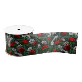 Rote Elegante Rose Satinband