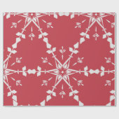 Rote Elegante Weihnachten Geschenkpapier (Flach)