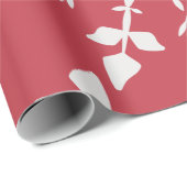 Rote Elegante Weihnachten Geschenkpapier (Rolleneckpunkt)