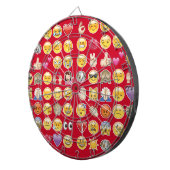 rote Emoji Dartscheibe (Vorderseite rechts)