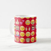 rote Emoji Kaffeetasse (Vorderseite Links)