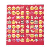 rote Emoji Notizblock (Vorderseite)