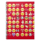 rote Emoji Notizblock (Vorderseite)