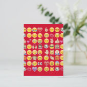 rote Emoji Postkarte (Stehend Vorderseite)