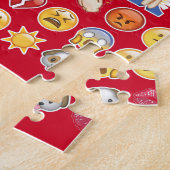 rote Emoji Puzzle (Seite)