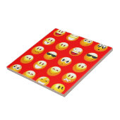 rote Emojis Fliese (Seite)