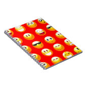 rote Emojis Notizblock (Rechte Seite)