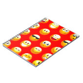 rote Emojis Notizblock (Linke Seite)