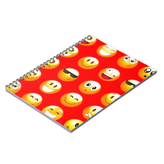 rote Emojis Notizblock (Linke Seite)