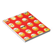 rote Emojis Notizblock (angewinkelt)