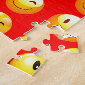 rote Emojis Puzzle (Seite)