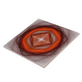 Rote empfindliche Form Fliese (Seite)