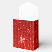 Rote Empfindung Behalte Beruhigung und den Text er Geschenkschachtel (Geöffnet)