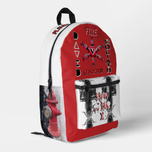 Rote Endzeiten  Bedruckter Rucksack