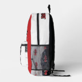 Rote Endzeiten Bedruckter Rucksack (Rechts)