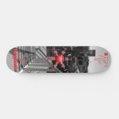 Rote Endzeiten Skateboard (Horizontal)
