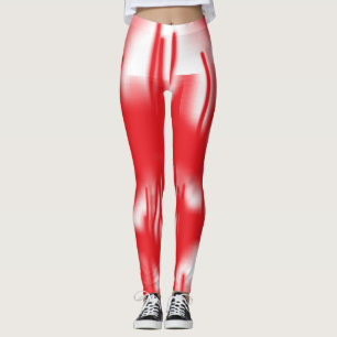 Rote Energie Abstract Luxe Leggings