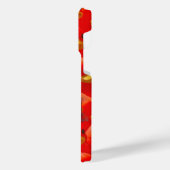 Rote Enten mit einem roten 4x4-Lkw iPhone Hülle (Linke Seite)