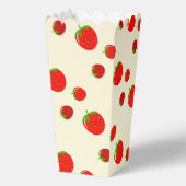 Rote Erdbeere auf Rosa Geschenkschachtel (Vorderseite)