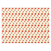 Rote Erdbeere auf Rosa Tischdecke (Vorderseite (Horizontal))