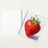 Rote Erdbeere Frucht Aquarellmalerei Planer (Anzeige)