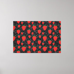 Rote Erdbeere Frucht Liebhaber Sweet Berries Elega Leinwanddruck
