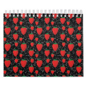 Rote Erdbeere Frucht Lovers Süße Berries Elegant Kalender (Titelbild)