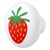 Rote Erdbeere, kundenspezifische Keramik ziehen Kn Keramikknauf (Rechts)