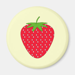 Rote Erdbeere Magnet